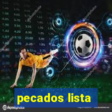 pecados lista